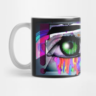 one eye space drip Mug